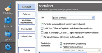 Ccleaner ohjelma